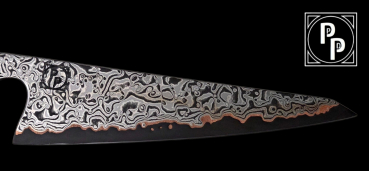 Preview: Ko-Gyuto Kupferdamast 