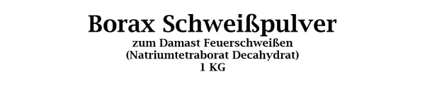 Borax Schweißpulver 1kg