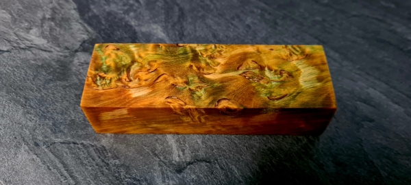 Stabilized curly birch blue (MBB4)