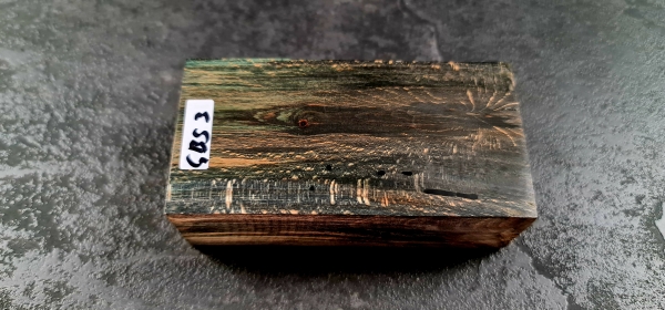 Stabilized bush-hammered beech blue (GBS3) 
