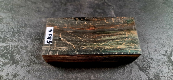 Stabilized bush-hammered beech blue (GBS4) 