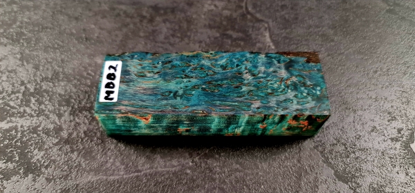 Stabilized curly birch blue (MBB2)