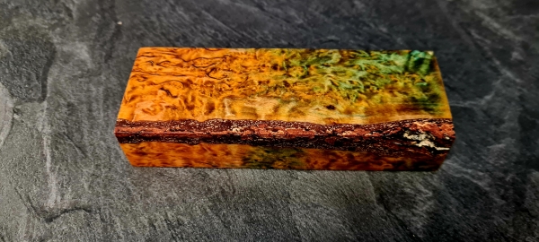 Stabilized curly birch yellow (MBG17)